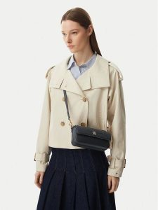 Tommy Hilfiger Torebka Th Icon Camera Bag AW0AW18721 Czarny. Czarne listonoszki TOMMY HILFIGER, bez wzorów, ze skóry, bez dodatków. Za 489,99 zł.