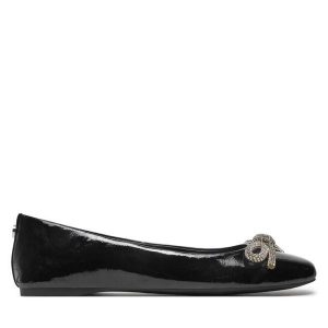 Baleriny Steve Madden. Czarne balerinki Steve Madden, bez wzorów, bez obcasa, bez zapięcia. Za 269,99 zł.