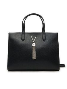 Valentino Torebka Divina VBS1R414G Czarny. Czarne torebki klasyczne Valentino, bez wzorów, ze skóry, bez dodatków. Za 409,99 zł.