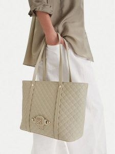 Nine West Torebka EO-Merla-LDA8446 Zielony. Zielone shopper bag Nine West, bez wzorów, z materiału, bez dodatków. Za 329,99 zł.