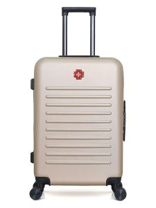 SWISS KOPPER Walizka "Wil" w kolorze beżowym - 41 x 65 x 26 cm rozmiar: onesize. Brązowe walizki SWISS KOPPER, bez wzorów, z materiału. Za 173,99 zł.