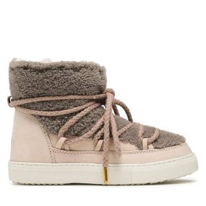 Śniegowce Inuikii. Szare buty zimowe Inuikii, bez obcasa, bez zapięcia. Za 869,99 zł.