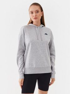 Kappa Bluza 710067 Szary Regular Fit. Szare bluzy Kappa, l, bez wzorów, z bawełny, bez kaptura. Za 89,99 zł.
