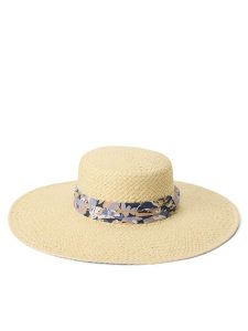 LAUREN RALPH LAUREN Kapelusz 454972587002 Beżowy. Brązowe kapelusze Lauren Ralph Lauren, bez wzorów, z tworzywa sztucznego. Za 269,99 zł.