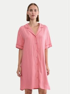 Triumph Koszula nocna Amourette Jacquard 10227274 Różowy Regular Fit. Czerwone koszule nocne Triumph, bez wzorów, z wiskozy, bez ramiączek. Za 179,99 zł.