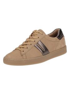 Paul Green Skórzane sneakersy w kolorze jasnobrązowym rozmiar: 43. Brązowe trampki Paul Green, bez wzorów, bez zapięcia. Za 335,62 zł.