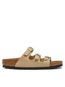 Birkenstock Klapki Florida 1029265 Écru. Klapki Birkenstock, bez wzorów, ze skóry, bez obcasa. Za 339,99 zł.