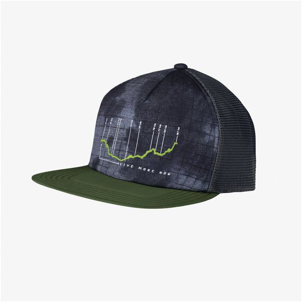 Czapka z daszkiem BUFF EXPLORE TRUCKER CAP BONSY. Szare czapki Buff, bez wzorów, klasyczne. Za 149,90 zł.