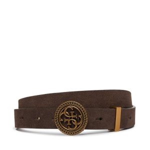 Pasek Damski Guess. Brązowe paski Guess, z aplikacjami. Za 234,99 zł.