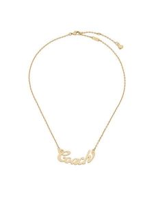 Coach Naszyjnik 37557618 GLD710 Złoty. Żółte naszyjniki Coach, metalowe. Za 529,99 zł.