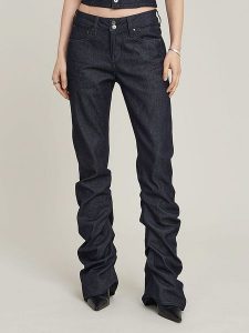 G-Star Dżinsy "G-Staq 3D" - Bootcut fit - w kolorze granatowym rozmiar: W29/L30. Niebieskie jeansy G-Star, z aplikacjami. Za 279,95 zł.