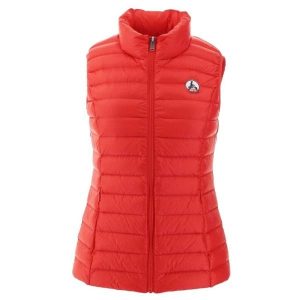 JOTT SEDA Czerwony. Czerwone kurtki Jott, bez wzorów, z tkaniny, bez kaptura. Za 441,99 zł.