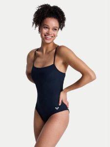 Roxy Strój kąpielowy Solid Essentials ERJX103805 Czarny. Czarne stroje jednoczęściowe Roxy, bez wzorów, z syntetyku. Za 279,99 zł.