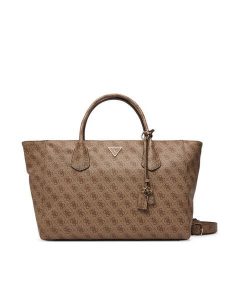 Guess Torebka Marissa Logo HWSG24 82240 Brązowy jasny. Brązowe torebki klasyczne Guess, z aplikacjami, ze skóry, bez dodatków. Za 674,99 zł.