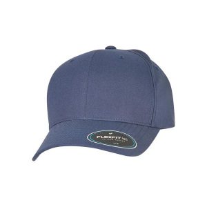 Czapka Flexfit NU. Niebieskie czapki FLEXFIT, bez wzorów, sportowe. Za 97,10 zł.