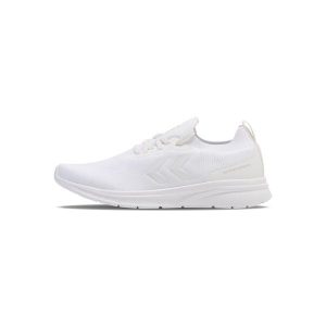Buty do treningu biegowego Hummel Reach TR Fit. Białe buty sportowe Hummel, bez wzorów, bez zapięcia, na fitness i siłownię. Za 270,00 zł.