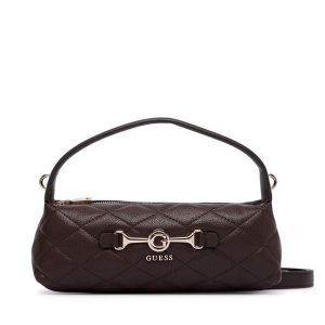 Torebka Guess. Brązowe torebki klasyczne Guess, z aplikacjami, bez dodatków. Za 494,99 zł.