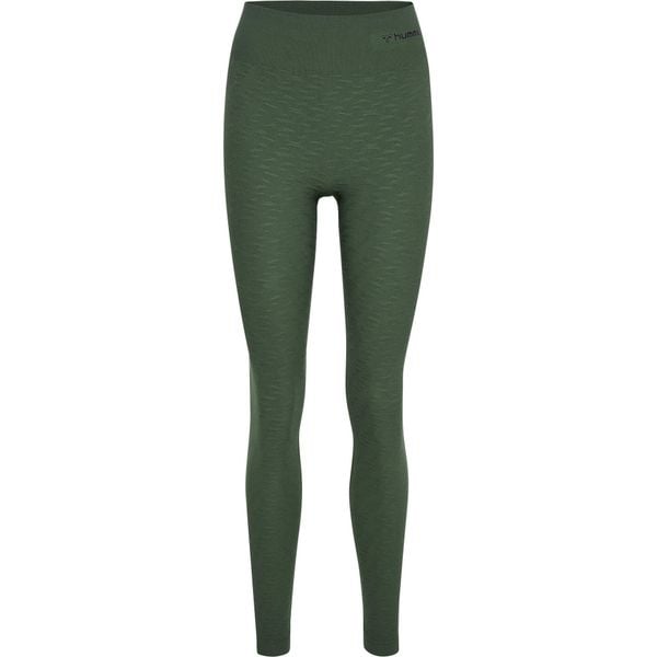 Legging wysoka talia bez szwów dla kobiet Hummel Mt Focus. Brązowe spodnie z wysokim stanem Hummel, bez wzorów, z podwyższonym stanem. Za 170,00 zł.