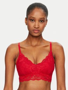 Ysabel Mora Biustonosz bezfiszbinowy 10701 Czerwony. Czerwone biustonosze ysabel mora, bez wzorów, z syntetyku. Za 139,99 zł.