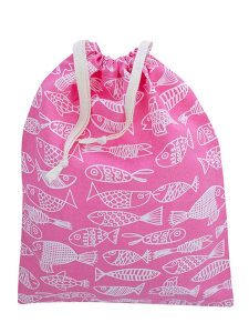 Overbeck and Friends Worek w kolorze jasnoróżowym do przechowywania - 27 x 37 cm rozmiar: onesize. Czerwone shopper bag Overbeck and Friends, bez wzorów, z bawełny, bez dodatków. Za 23,95 zł.