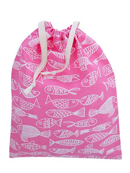 Overbeck and Friends Worek w kolorze jasnoróżowym do przechowywania - 27 x 37 cm rozmiar: onesize. Czerwone shopper bag Overbeck and Friends, bez wzorów, z bawełny, bez dodatków. Za 23,95 zł.