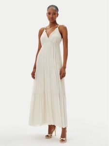 Haveone Sukienka letnia AFF-N011 Écru Loose Fit. Kombinezony Haveone, na lato, xl, bez wzorów, z wiskozy, bez kołnierzyka, bez ramiączek. Za 389,99 zł.