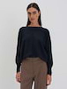 Someday Sweter w kolorze czarnym rozmiar: 42. Czarne swetry oversize someday., bez wzorów, bez ramiączek. Za 162,49 zł.
