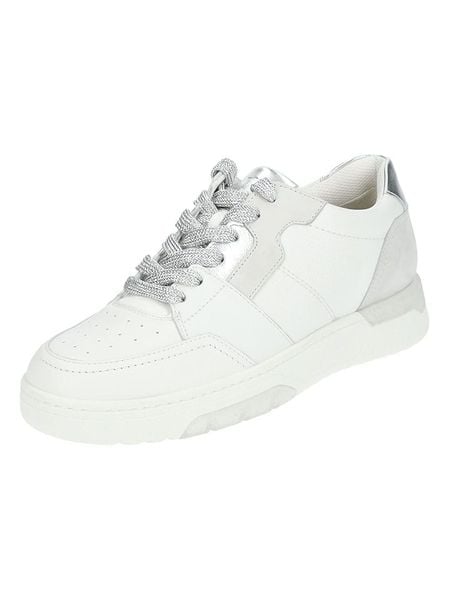 Paul Green Skórzane sneakersy w kolorze białym rozmiar: 38. Białe trampki Paul Green, bez wzorów, bez zapięcia. Za 314,01 zł.