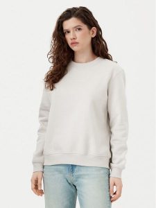 Calvin Klein Jeans Bluza Institutional Graphic J20J224731 Beżowy Regular Fit. Brązowe bluzy Calvin Klein Jeans, m, bez wzorów, z jeansu, bez kaptura. Za 239,99 zł.