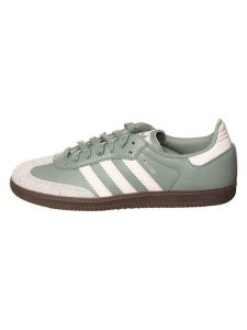Adidas Skórzane sneakersy "Samba" w kolorze turkusowym rozmiar: 46. Niebieskie trampki ADIDAS, bez wzorów, bez zapięcia. Za 338,21 zł.
