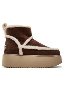 Inuikii Śniegowce Classic Low 75204-150 Brązowy. Brązowe buty zimowe Inuikii, ze skóry, bez obcasa, bez zapięcia. Za 899,99 zł.