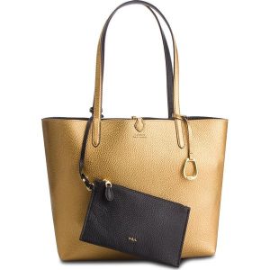 Torebka LAUREN RALPH LAUREN - Merrimack 431697234014 Deep Bronze/Black. Shopper bag marki Lauren Ralph Lauren. Za 779,00 zł.