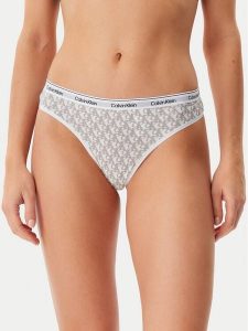 Calvin Klein Underwear Figi brazylijskie 000QD5246E Szary. Szare figi Calvin Klein Underwear, bez wzorów, z bawełny. Za 59,99 zł.