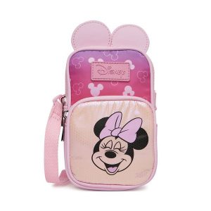 Torebka Mickey&Friends. Czerwone listonoszki Mickey&Friends, bez wzorów, bez dodatków. Za 59,99 zł.