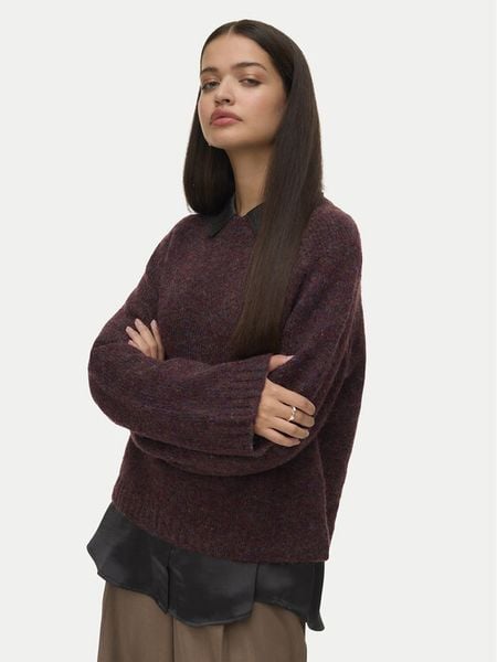 Vero Moda Sweter Ingrid 10331365 Fioletowy Regular Fit. Fioletowe swetry klasyczne Vero Moda, xs, z syntetyku, bez kołnierzyka. Za 149,99 zł.