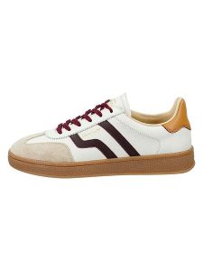 GANT Footwear Skórzane sneakersy "Cuzima" w kolorze kremowo-fioletowym rozmiar: 40. Brązowe trampki GANT Footwear, bez wzorów, bez zapięcia. Za 373,30 zł.