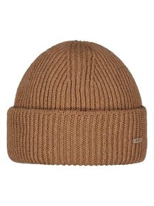 Barts Czapka "Karlini" w kolorze jasnobrązowym rozmiar: onesize. Brązowe czapki Barts, bez wzorów, prążkowane. Za 88,85 zł.