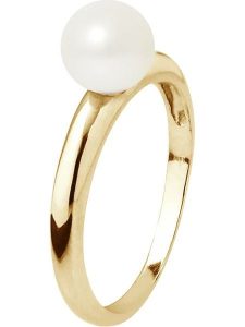 Pearl Addict Złoty pierścionek z perłą rozmiar: 62. Białe pierścionki Pearl Addict, z perłą, złote. Za 702,81 zł.