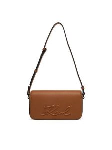 KARL LAGERFELD Torebka B2W30222 Brązowy. Brązowe torebki klasyczne KARL LAGERFELD, bez wzorów, ze skóry, bez dodatków. Za 649,99 zł.