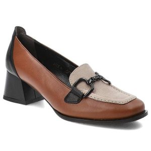 Brązowe Półbuty Armodo Skórzane Eleganckie Buty Na Obcasie. Brązowe półbuty Armodo, bez wzorów, ze skóry, bez obcasa, na obcasie, bez zapięcia. Za 369,00 zł.