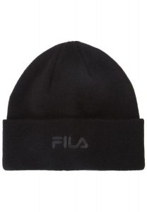 Czapka Fila Cella. Czarne czapki Fila, bez wzorów, z materiału, sportowe. Za 74,99 zł.