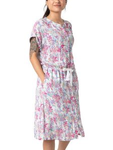 Timezone Sukienka w kolorze biało-różowym rozmiar: XL. Białe sukienki Timezone, xl, bez wzorów, z wiskozy, bez kołnierzyka, bez ramiączek, midi. Za 135,95 zł.