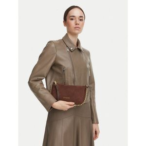 Torebka LOVE MOSCHINO. Brązowe torebki klasyczne LOVE MOSCHINO, bez wzorów, bez dodatków. Za 679,99 zł.