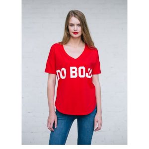 SHE'S A PLAYER - Top. Szare t-shirty marki She's a Player, z nadrukiem, z bawełny, z krótkim rękawem. W wyprzedaży za 84,90 zł.