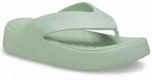 Japonki Dla Dorosłych Crocs Getaway Platform Flip. Czerwone klapki Crocs, bez wzorów, z materiału, bez obcasa. Za 139,99 zł.