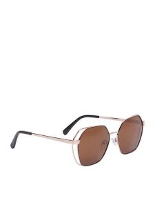 Nine West Okulary przeciwsłoneczne CEO-NW55240S Złoty. Żółte okulary przeciwsłoneczne Nine West. Za 149,99 zł.