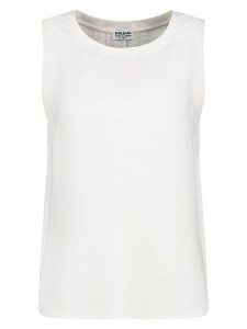 Sublevel Top w kolorze białym rozmiar: S. Białe topy Sublevel, s, bez wzorów, bez kołnierzyka, bez ramiączek. Za 56,93 zł.