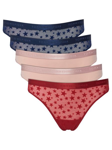 Tommy Hilfiger Komplet stringów UW0UW06136 Kolorowy. Komplety bielizny TOMMY HILFIGER, bez wzorów, z syntetyku. Za 299,99 zł.
