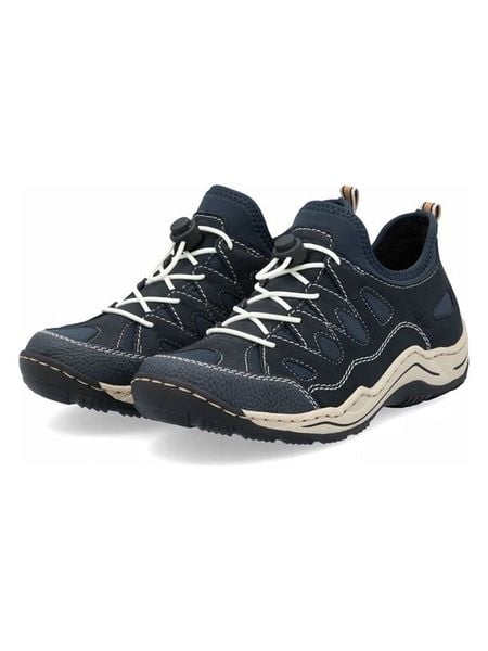 Rieker Sneakersy w kolorze granatowym rozmiar: 41. Niebieskie trampki Rieker, bez wzorów, bez zapięcia. Za 155,15 zł.