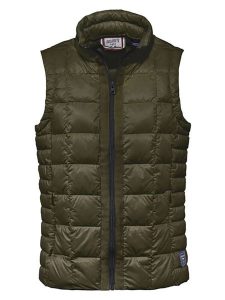 DOLOMITE Kamizelka pikowana "Corvara" w kolorze khaki rozmiar: M. Brązowe kamizelki Dolomite, m, bez wzorów, z puchu, bez kołnierzyka, bez ramiączek, bez kaptura. Za 300,92 zł.